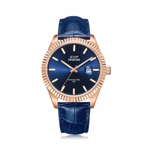 Expedition 6865 Rosegold Blue Leather Man MDLRGBU